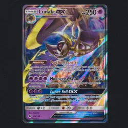 Lunala GX 66/149 Sun & Moon Burning Shadows 2016 Pokemon TCG NM - Image 1
