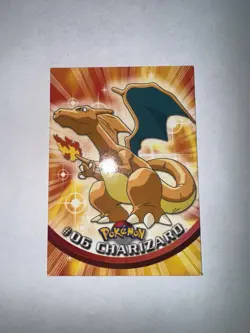 Vintage Topps Pokemon TV Animation Edition Charizard #06 Non-Holo Ex-MP - Image 1