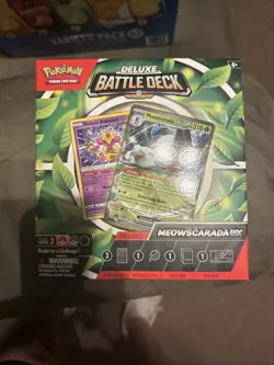 Meowscarada EX Pokemon TCG Deluxe Battle Deck - New - Sealed - Image 1