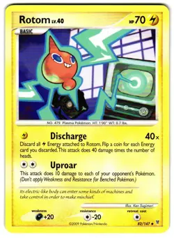 Pokemon Supreme Victors Rotom #82 Uncommon Lightly played - Image 1