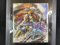 Pokemon Shikishi Art PSA 8 Raikou & Entei & Suicune Art 2 Slab Crack On Back #13 - Image 2