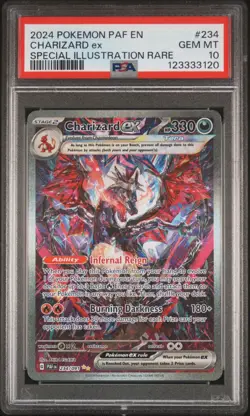 Pokemon Charizard EX 234/091 SV Paldean Fates 234 SIR GEM MINT PSA 10 NEW CERT - Image 1
