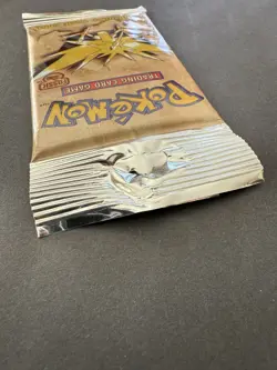 Sealed Pokemon Fossil Booster Pack Zapdos 1999 WOTC 21.74g HEAVY Long Crimp - Image 3