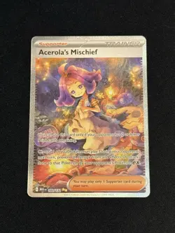 Pokemon Mega Evolution Acerola's Mischief Secret Illustration Rare, #183/132 - Image 1