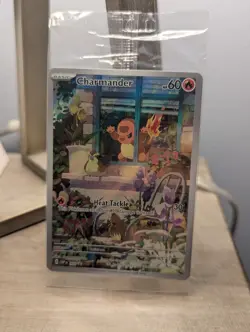 Pokemon Charmander SVP-044 Obsidian Flames ETB Promo Illustration Rare Sealed C - Image 1