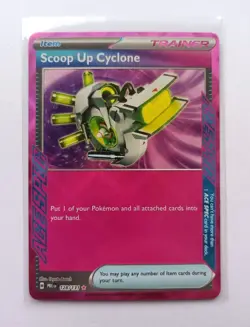 Pokemon TCG - Scoop Up Cyclone 128/131 Ace Spec Card Prismatic Evolutions S & V - Image 1
