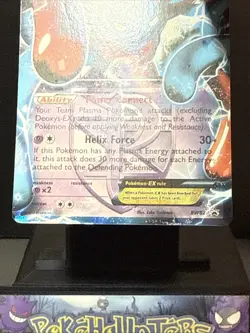 Pokemon Card Deoxys EX BW82 Black Star Promo Ultra Rare Holo Light Play - Image 3