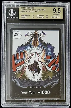 BGS 9.5 One Piece Don Card - English - Awakening of the New Era - Graded - Image 1