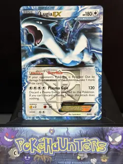 Pokemon Card Lugia EX BW83 Ultra Rare Black Star Promo Half Art Light Play - Image 1