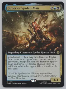 MTG - FOIL Superior Spider-Man (Extended Art) - Spider-Man (SPM) -r494 - Image 1