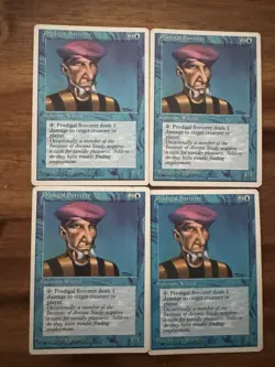 MTG 4x Prodigal Sorcerer Core Set 4th Edition Pauper Magic the Gathering x4 HP - Image 1