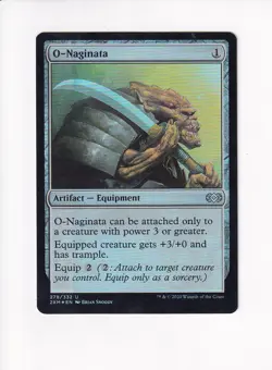 Vintage Magic The Gathering MTG FOIL 2020 O-NAGINATA 278/332 (Sh) - Image 1