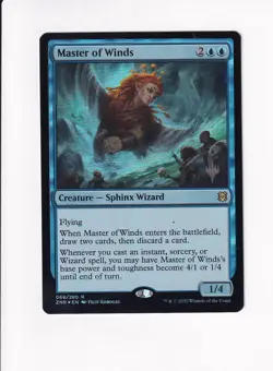 Vintage Magic The Gathering MTG FOIL 2019 MASTER OF WINDS 068/280 (Sh) - Image 1