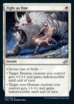 Fight as One - Light Play MTG Ikoria: Lair of Behemoths - Image 1