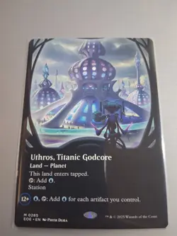 MTG - Uthros, Titanic Godcore (Borderless) Edge of Eternities NM - M 0285 - EOE - Image 2