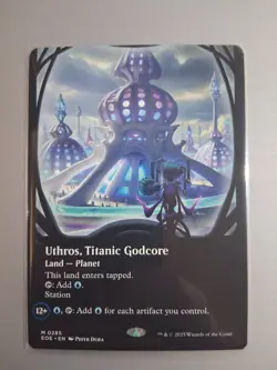 MTG - Uthros, Titanic Godcore (Borderless) Edge of Eternities NM - M 0285 - EOE - Image 4