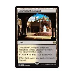 WOTC MTG Kaladesh Concealed Courtyard (R) (Foil) NM - Image 1