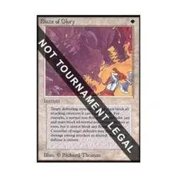 WOTC MtG Collector's Ed Blaze of Glory (CE) (R) EX - Image 1
