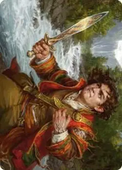 MTG LotR Art Series - Frodo Baggins (16/81) - Image 1