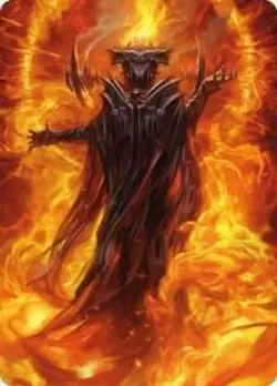 MTG LotR Art Series - Sauron, the Dark Lord (21/81) - Image 1