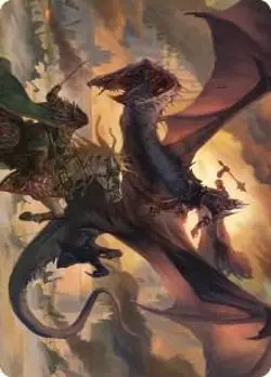 MTG LotR Art Series - Witch-king, Bringer of Ruin (34/81) - Image 1