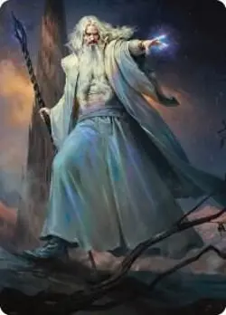 MTG LotR Art Series - Saruman of Many Colours (20/81) - Image 1