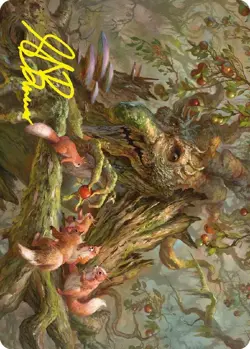 MTG LotR Art Series - Generous Ent (11/81) (Stamped) - Image 1