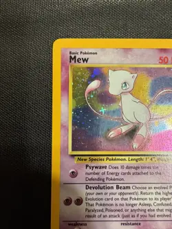 Mew #9 WoTC Black Star Promo Holo Foil Rare Pokemon TCG - Image 2