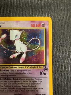 Mew #9 WoTC Black Star Promo Holo Foil Rare Pokemon TCG - Image 3