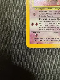 Mew #9 WoTC Black Star Promo Holo Foil Rare Pokemon TCG - Image 5