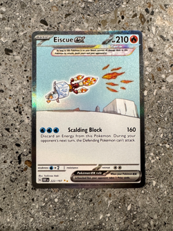 Pokemon TCG Cards Eiscue ex 222/197 Obsidian Flames Special Illustration Rare - Image 1