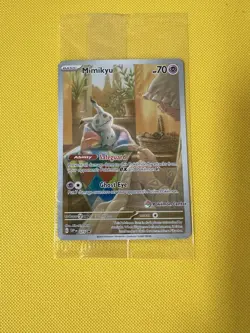 Pokemon Mimikyu SVP 075 Pokemon Center Stamp Promo Paldean Fates ETB SEALED - Image 1