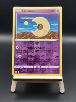 Lunatone - 072/189 - Reverse Holo - Pokemon Sword & Shield: Darkness Ablaze - Image 1