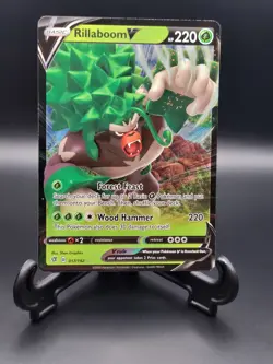 Rillaboom V - 017/192 - Ultra Rare - Pokemon Sword & Shield: Rebel Clash - Image 1
