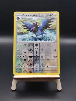 Corvisquire - 155/189 - Reverse Holo - Pokemon Sword & Shield: Darkness Ablaze - Image 1