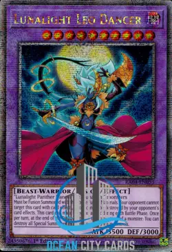 Yugioh Lunalight Leo Dancer RA04-EN053 Quarter Century Rare 1st Edition - Image 1