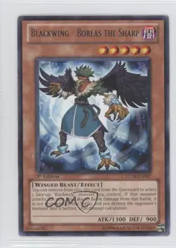 Blackwing - Boreas the Sharp 1st Ed. YuGiOh Storm of Ragnarok #STOR-EN007 READ - Image 1