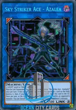 Yugioh Sky Striker Ace - Azalea Secret Rare 1st Edition BLMR-EN052 - Image 1