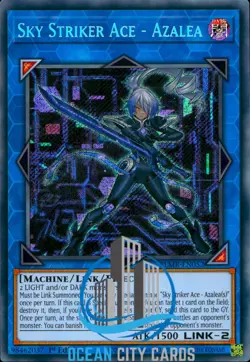 Yugioh Sky Striker Ace - Azalea Secret Rare 1st Edition BLMR-EN052 - Image 5