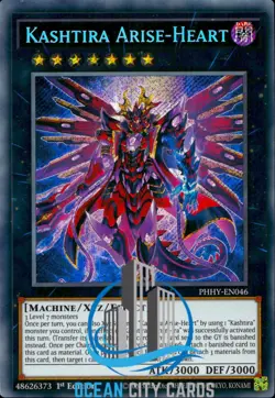 Yugioh PHHY-EN046 Kashtira Arise-Heart 1st Edition Secret Rare - Image 1