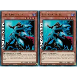 THE KING OF D. 2x • (Regale Signore Di D.) • Ultra R • MP25 EN267 • 1Ed • Yugioh - Image 1