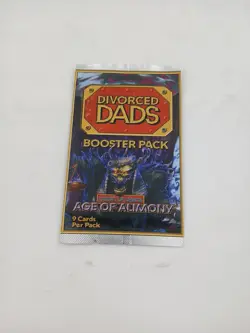Divorced Dads Age Of Alimony Booster Pack Sealed 9 Cards Court of Chaos - Image 1