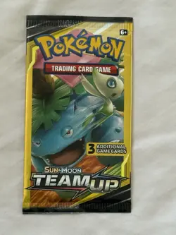 Pokemon "Team Up" 3-Card (Celebi and Venusaur) Booster Pack - Image 1