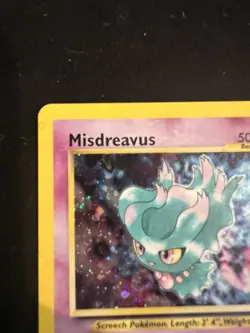 Misdreavus - Neo Revelation 11/64 Rare Holo SWIRL Pokemon TCG Card - Image 3