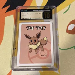 ✨✨✨ CGC 10 Pristine Eevee Old Maid 2019 Japanese Pokemon Card - Image 1