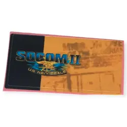 Sony PlayStation 2 PS2 Socom II 2 US Navy Seals Vintage 2002 Memory Card Sticker - Image 1