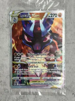 Lucario VSTAR SWSH291 SWSH: Sword & Shield Promo Cards Holo Sealed - Image 1