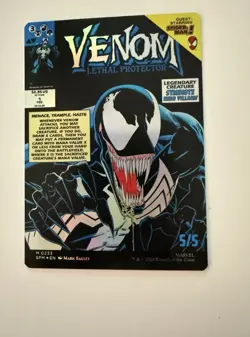 WOTC Marvel's Spider-Man Eddie Brock (0233) (Borderless) (MR) (Foil) NM - Image 2