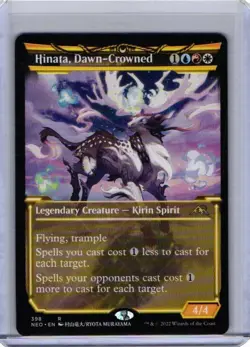 Hinata, Dawn-Crowned - Showcase Light Play, English Magic the Gathering MTG Kami - Image 1