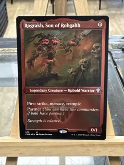 MTG *Rograkh, Son of Rohgahh etched foil X1*(NM) Commander Legends Magic - Image 1